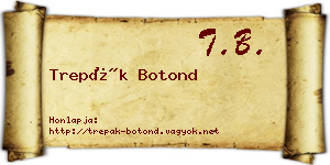 Trepák Botond névjegykártya